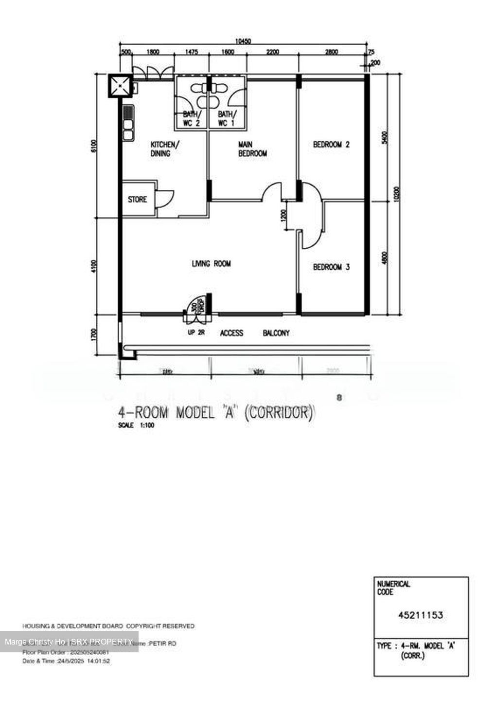 Blk 203 Petir Road (Bukit Panjang), HDB 4 Rooms #499336801